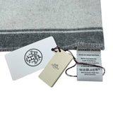 エルメス HERMES マフラーモール フランネルグレー カシミヤ レディース マフラー