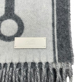エルメス HERMES マフラーモール フランネルグレー カシミヤ レディース マフラー
