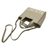 ロエベ LOEWE ロエベ フォント トート スモール ベージュ SV金具 キャンバスジャガード レディース トートバッグ