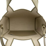 ロエベ LOEWE ロエベ フォント トート スモール ベージュ SV金具 キャンバスジャガード レディース トートバッグ