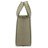 ロエベ LOEWE ロエベ フォント トート スモール ベージュ SV金具 キャンバスジャガード レディース トートバッグ