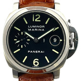 パネライ PANERAI ルミノールマリーナ マリーナ オートマティック40mm PAM00048 ブラック SS 自動巻き メンズ 腕時計
