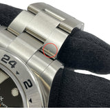 ロレックス ROLEX エクスプローラー2 216570 ブラック SS 自動巻き メンズ 腕時計