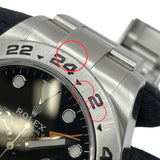 ロレックス ROLEX エクスプローラー2 216570 ブラック SS 自動巻き メンズ 腕時計