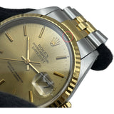 ロレックス ROLEX デイトジャスト 16233 ゴールド K18/SS 自動巻き メンズ 腕時計