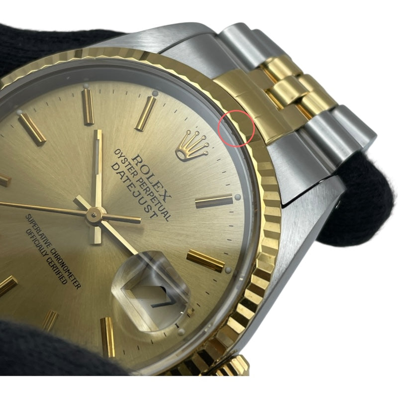 ロレックス ROLEX デイトジャスト 16233 ゴールド K18/SS 自動巻き