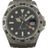ロレックス ROLEX エクスプローラー2 216570 ブラック SS 自動巻き メンズ 腕時計