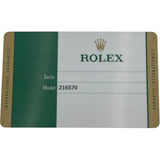 ロレックス ROLEX エクスプローラー2 216570 ブラック SS 自動巻き メンズ 腕時計