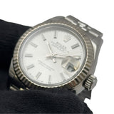 ロレックス ROLEX デイトジャスト28 279174 シルバー ホワイトゴールド/ステンレススチール レディース 腕時計