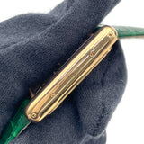 カルティエ Cartier タンクルイカルティエマニュアルデイト W1560002 ブラウン K18PG 手巻き メンズ 腕時計