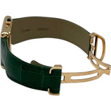 カルティエ Cartier タンクルイカルティエマニュアルデイト W1560002 ブラウン K18PG 手巻き メンズ 腕時計