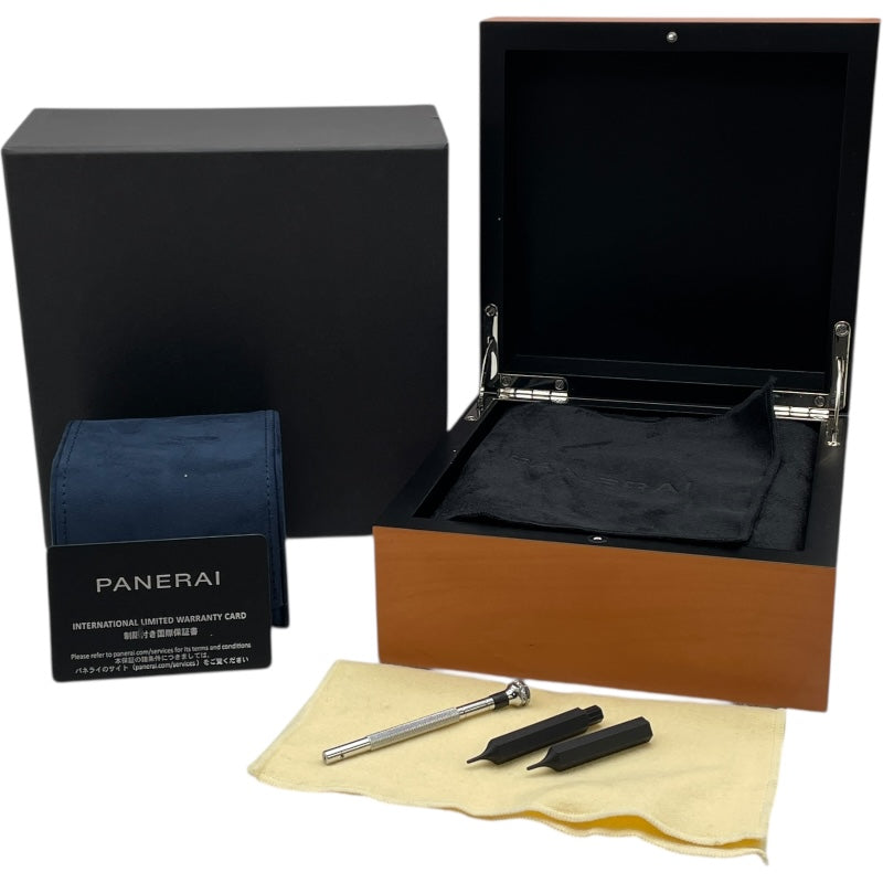 パネライ PANERAI ルミノール クロノ PAM01110 ブルー SS 自動巻き