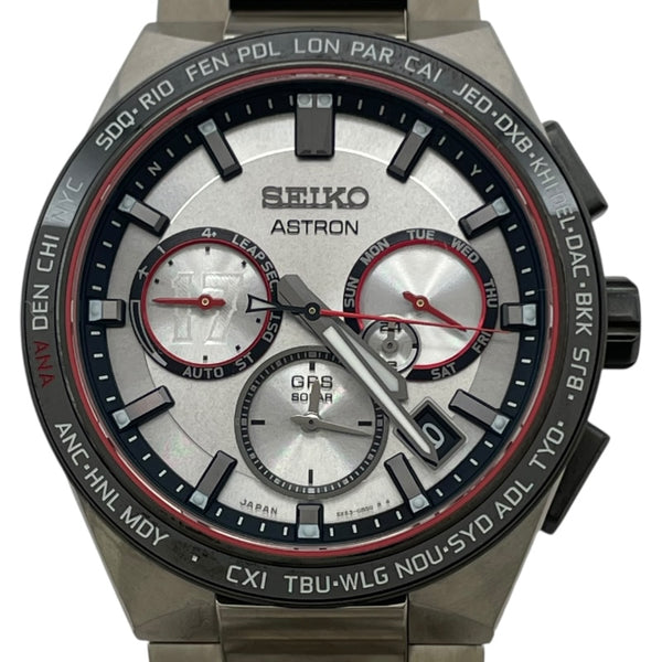 SEIKO セイコー SBXC125 5X53-0BX0 アストロン 国内限定1700本 大谷翔平2022 腕時計 チタン チタン レディース [中古] SEIKO セイコー SBXC125 5X53-0BX0 アストロン 国内限定1700本 大谷