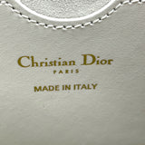 クリスチャン・ディオール Christian Dior ボビーラージ ホワイト レザー レディース ショルダーバッグ