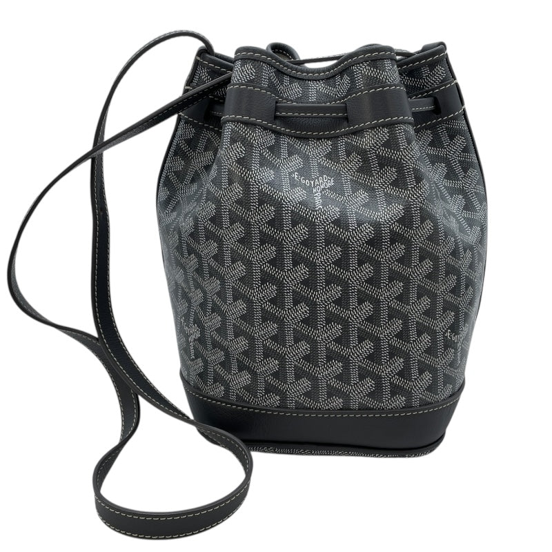 ゴヤール GOYARD プティ・フロバケットバッグ グレー ゴヤールディン