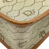 クリスチャン・ディオール Christian Dior ショルダーバッグ ベージュ・ブラウン PVC レディース ショルダーバッグ