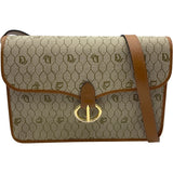 クリスチャン・ディオール Christian Dior ショルダーバッグ ベージュ・ブラウン PVC レディース ショルダーバッグ