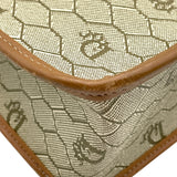 クリスチャン・ディオール Christian Dior ショルダーバッグ ベージュ・ブラウン PVC レディース ショルダーバッグ