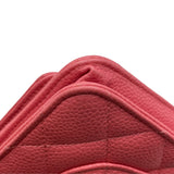 シャネル CHANEL マトラッセ チェーンウォレット A33814 25番台 ピンク GD金具 キャビアスキン レディース ウォレットチェーン