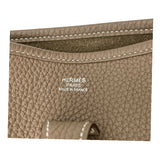 エルメス HERMES エヴリン3 PM D刻 エトゥープ SV金具 トリヨンクレマンス レディース ショルダーバッグ