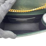 サンローラン SAINT LAURENT カサンドラチェーンショルダー 600195 グリーン GD金具 キャビア レディース ショルダーバッグ