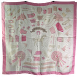 エルメス HERMES カレ90 ALBUMA DE COLPORTAGE マルチカラー シルク レディース スカーフ