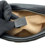 グッチ GUCCI GGマーモント ショルダーバッグ 447632 ブラック GD金具 レザー レディース ショルダーバッグ