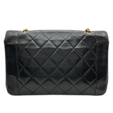 シャネル CHANEL ダイアナ25 A01165 3番台 ブラック GD金具 ラムスキン レディース ショルダーバッグ