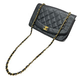 シャネル CHANEL ダイアナ25 A01165 3番台 ブラック GD金具 ラムスキン レディース ショルダーバッグ