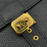 エルメス HERMES サックデペッシュ41 〇V刻 ブラック GD金具 トゴ メンズ ビジネスバッグ