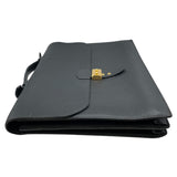 エルメス HERMES サックデペッシュ41 〇V刻 ブラック GD金具 トゴ メンズ ビジネスバッグ