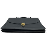 エルメス HERMES サックデペッシュ41 〇V刻 ブラック GD金具 トゴ メンズ ビジネスバッグ