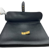 エルメス HERMES サックデペッシュ41 〇V刻 ブラック GD金具 トゴ メンズ ビジネスバッグ