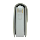 セリーヌ CELINE クラシック トリオンフ ショルダーバッグ 187363 ホワイト GD金具 シャイニーカーフ レディース ショルダーバッグ