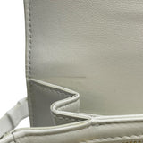 セリーヌ CELINE クラシック トリオンフ ショルダーバッグ 187363 ホワイト GD金具 シャイニーカーフ レディース ショルダーバッグ