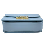 セリーヌ CELINE ティーン トリオンフ バッグ 188423 アイスブルー GD金具 シャイニーカーフスキン レディース ショルダーバッグ