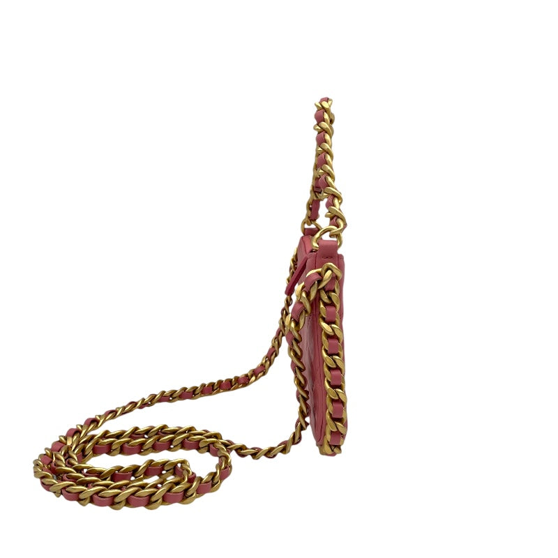 シャネル CHANEL マトラッセショルダー ピンク GD金具 ラム レディース ショルダーバッグ シャネル CHANEL マトラッセショルダー ピンク GD金具 ラム レディース