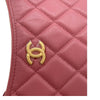 シャネル CHANEL マトラッセショルダー ピンク GD金具 ラム レディース ショルダーバッグ