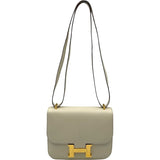 エルメス HERMES コンスタンス3 ミニ U刻 クレ GD金具 シェーブル レディース ショルダーバッグ