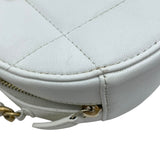 シャネル CHANEL CHANEL19 ラウンドショルダー AP0945 30番台 ホワイト SVxGD金具 ラム レディース ショルダーバッグ