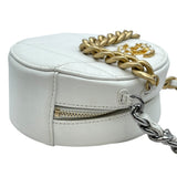 シャネル CHANEL CHANEL19 ラウンドショルダー AP0945 30番台 ホワイト SVxGD金具 ラム レディース ショルダーバッグ