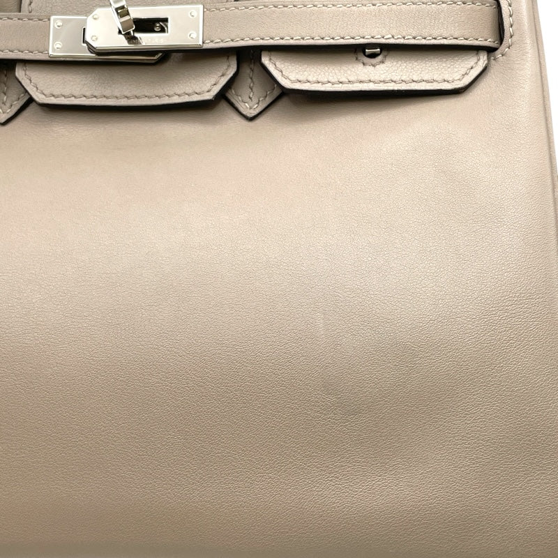 ハンドバッグ バーキン25 ゴールドｘシルバー金具 新品)HERMES エルメス バーキン 25 トゴ ゴールド シルバー金具（商品