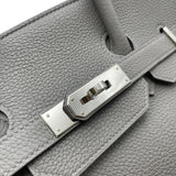 エルメス HERMES バーキン35 U刻 エタン SV金具 トゴ レディース ハンドバッグ