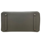 エルメス HERMES バーキン35 U刻 エタン SV金具 トゴ レディース ハンドバッグ