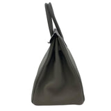 エルメス HERMES バーキン35 U刻 エタン SV金具 トゴ レディース ハンドバッグ