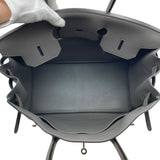 エルメス HERMES バーキン35 U刻 エタン SV金具 トゴ レディース ハンドバッグ