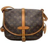 ルイ・ヴィトン LOUIS VUITTON ソミュール30 M42256 ブラウン モノグラム レディース ショルダーバッグ