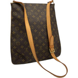 ルイ・ヴィトン LOUIS VUITTON ミュゼット M51256 ブラウン モノグラム レディース ショルダーバッグ