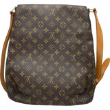 ルイ・ヴィトン LOUIS VUITTON ミュゼット M51256 ブラウン モノグラム レディース ショルダーバッグ