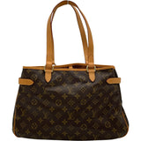 ルイ・ヴィトン LOUIS VUITTON バティニョール・オリゾンタル M51154 ブラウン モノグラム レディース トートバッグ